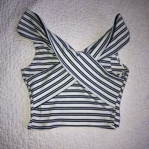 Striped Crop Top